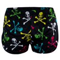 thumbnail image 1 of Combat Iron Apparel™ Ranger Panty Mil Style Silkies Training Shorts | 2.5" L / Neon Pirate Skulls, 1 of 1