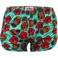 thumbnail image 1 of Combat Iron Ranger Panty Mil Style Silkies Training Shorts | 2.5" L / Teal Pineapple Express, 1 of 4