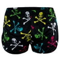 thumbnail image 1 of Combat Iron Apparel™ Ranger Panty Mil Style Silkies Training Shorts | 2.5" M / Neon Pirate Skulls, 1 of 1