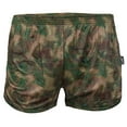 thumbnail image 1 of Combat Iron Ranger Panty-Style Military Training Shorts – 2.5" Inseam, Lightweight Athletic Fit, Woodland Mirage, Men’s L, 1 of 1