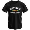 thumbnail image 1 of Retired Hoochie Daddy Veteran Ribbons Men's T-Shirt M / Black, 1 of 4