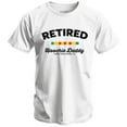 thumbnail image 1 of Retired Hoochie Daddy Veteran Ribbons Men's T-Shirt Xl / White, 1 of 4
