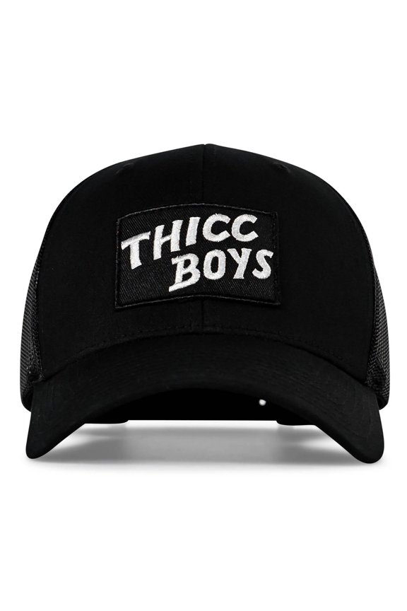 Thicc Boys Patch Snapback Black / Black