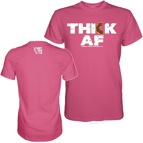 Combat Iron Thick Af Donut Edition Men's T-Shirt L / Pink