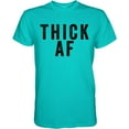 thumbnail image 1 of Combat Iron Thick Af Original Men's T-Shirt 3Xl / Tahiti Blue, 1 of 1