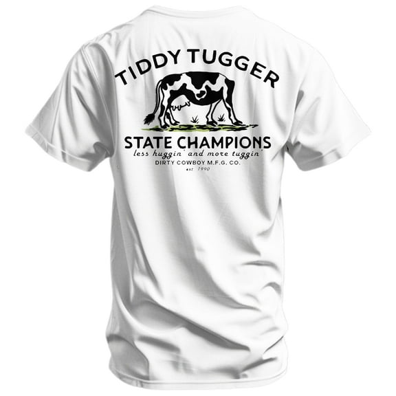 Combat Iron Tiddy Tugger 1990 State Champions Men's T-Shirt 3Xl / White