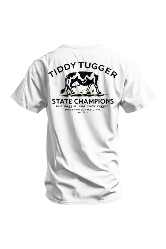 Tiddy Tugger 1990 State Champions Men's T-Shirt M / White