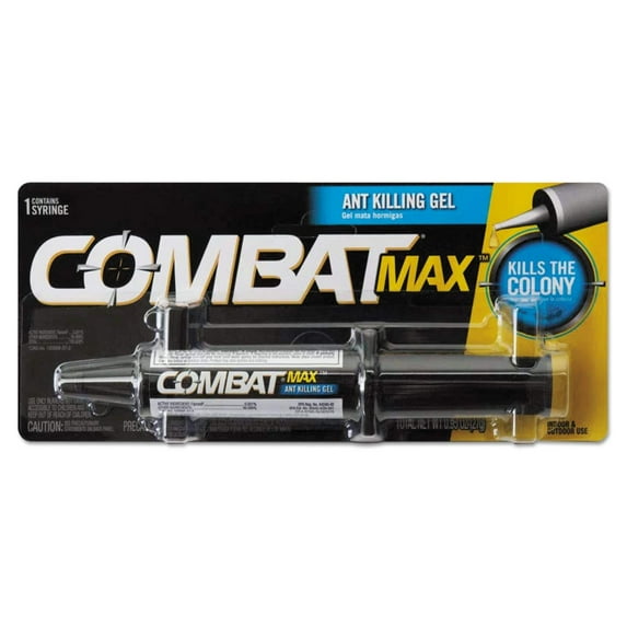 Combat Max Ant Killing Gel, Indoor and Outdoor Use, (1 Syringe)