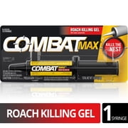 Combat Max Roach Killing Gel for Indoor and Outdoor Use,1 Syringe, 1.05 fl oz
