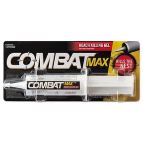 Combat Max Roach Killing Gel for Indoor and Outdoor Use, 1 Syringe - 2.11 oz