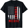 thumbnail image 1 of Combat Medic Instruct USA American Military T-Shirt, 1 of 4