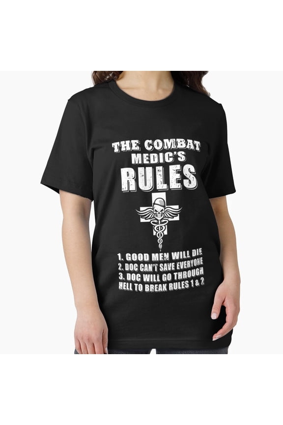 Combat Medic T Shirt, Military Medical Graphic Tee, Army Medic Shirt Size S-5XL