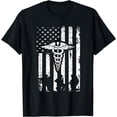 thumbnail image 1 of Combat Medic US Flags USA American Military T-Shirt, 1 of 4