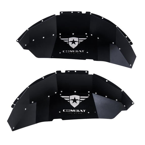 Combat Off Road Jeep JL/JLU Battle Ready Aluminum Inner Fender Kit - Rear
