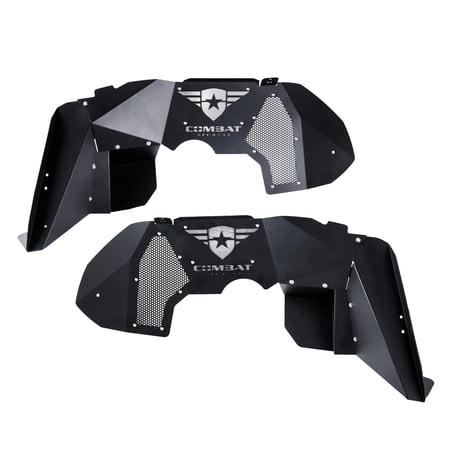 Combat Off Road Jeep JL/JLU Battle Ready Aluminum Inner Fender Kit - Front