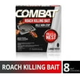thumbnail image 1 of Combat Roach Killing Bait, Large Roach Bait Station, Kills the Nest, Child-Resistant, 8 Count, 1 of 12