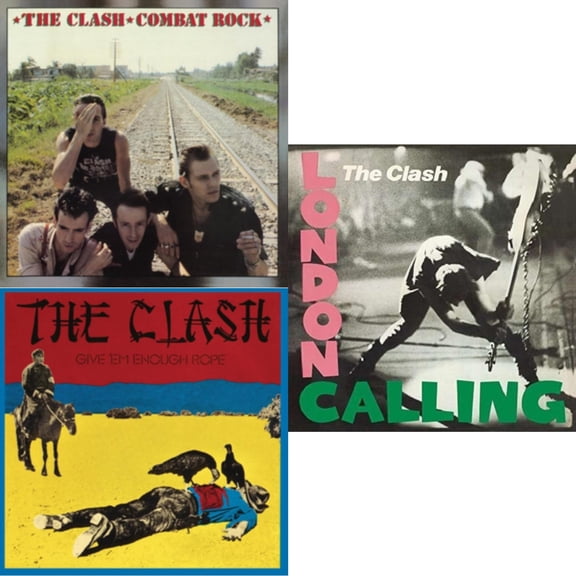 Combat Rock (180G/Remastered) & Give 'Em Enough Rope (180G/Remastered) & London Calling [LP Vinyl Bundle]