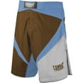 thumbnail image 1 of Combat Sports Fight MMA Boardshorts 34 Brown / Light Blue / White, 1 of 1