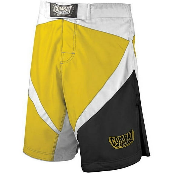 Combat Sports Fight MMA Boardshorts 38 Yellow / White / Black