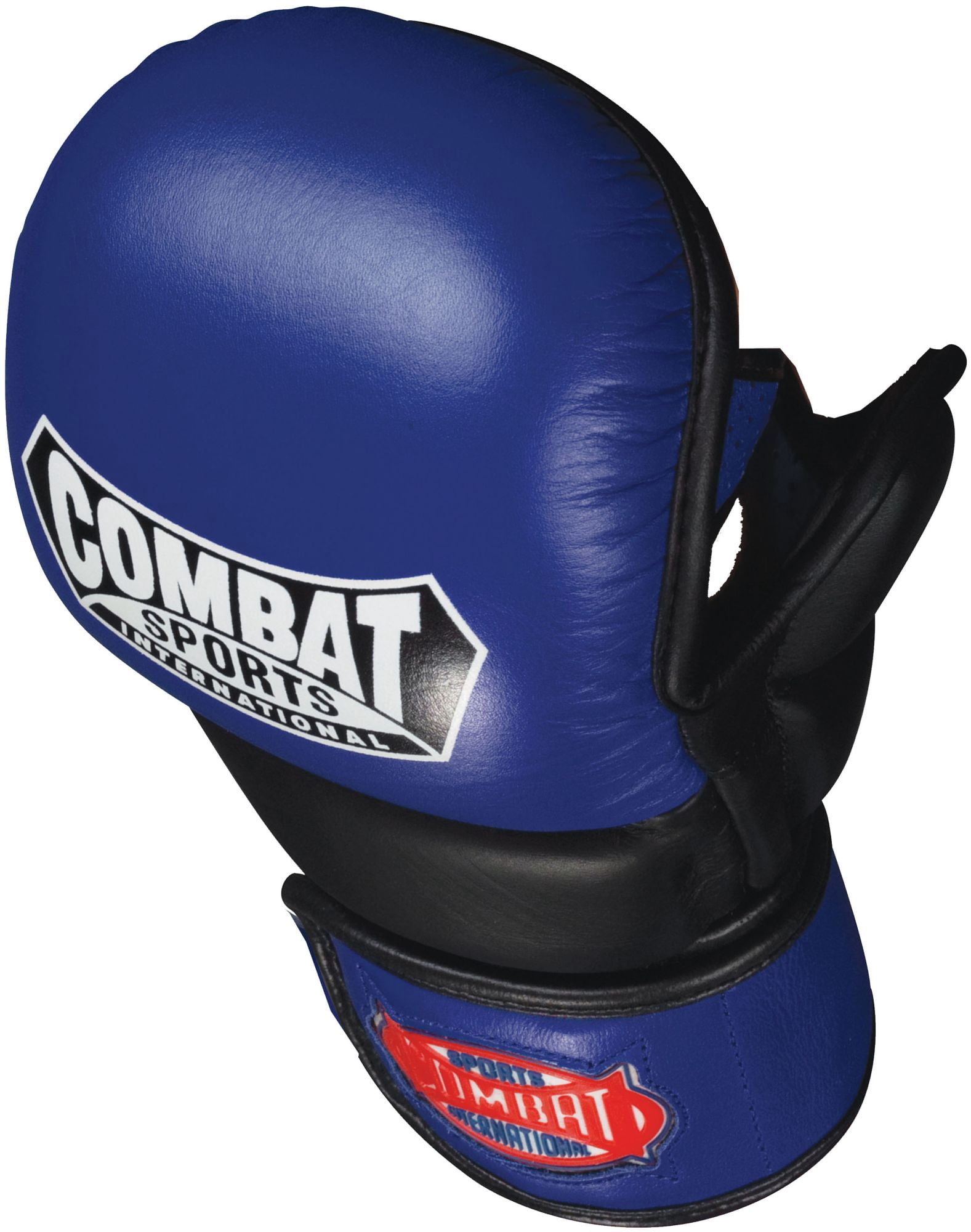 Combat Sports MMA Safety Sparring Gloves Large Blue / Black