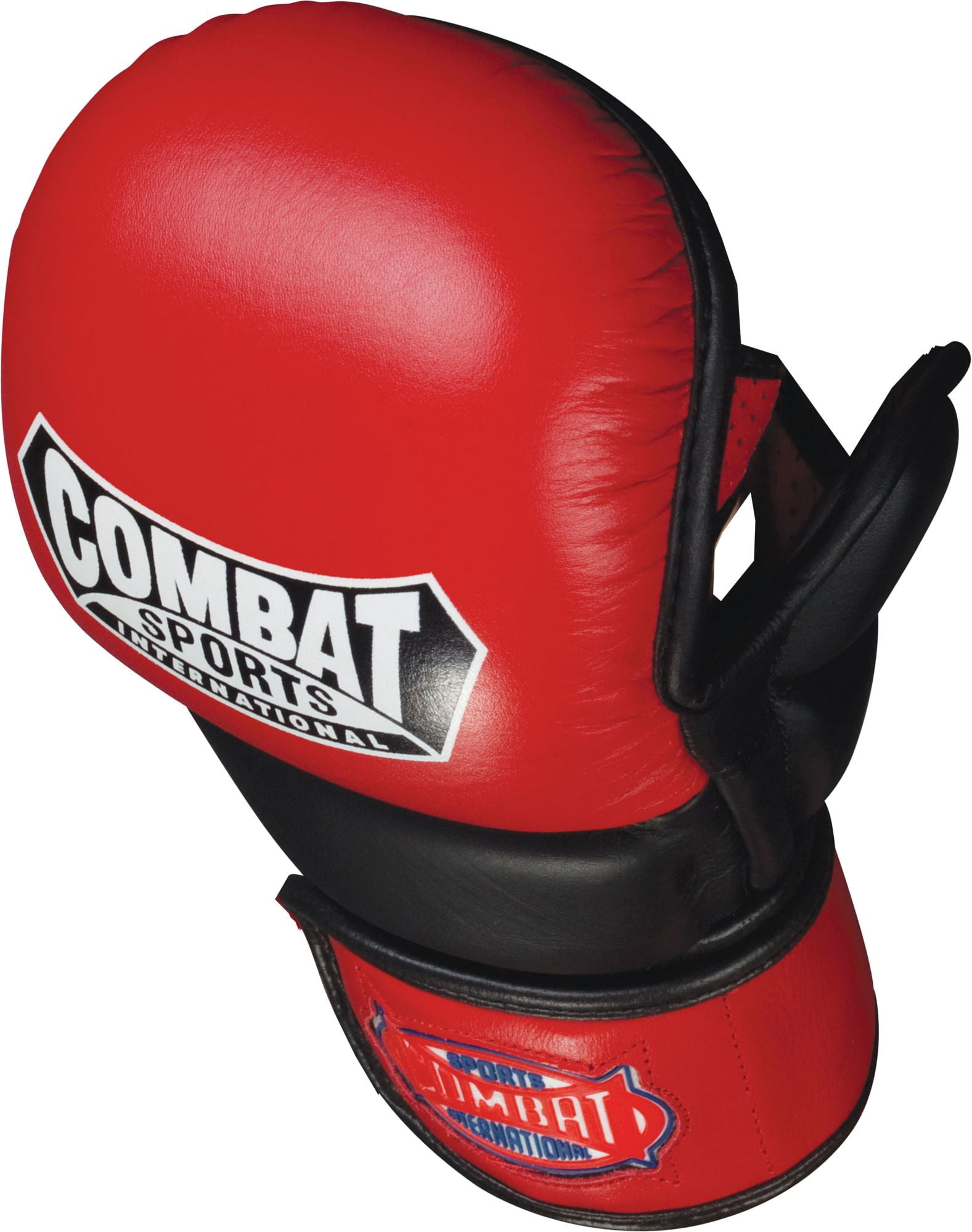Combat Sports MMA Safety Sparring Gloves Large Red / Black