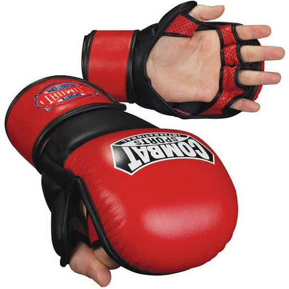 Combat Sports MMA Safety Sparring Gloves Regular Red / Black