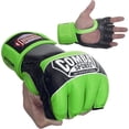 thumbnail image 1 of Combat Sports Pro Style MMA Gloves Grappling Sparring Kickboing Muay Thai Punching Bag Training Adult Extra Large Neon Green, 1 of 1
