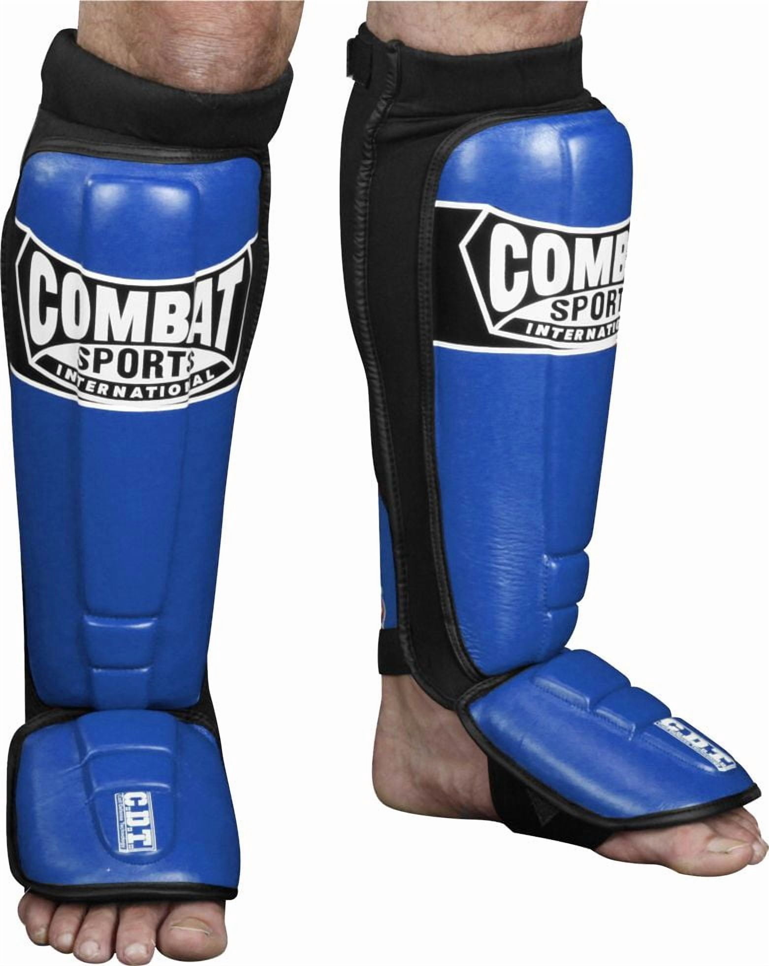Combat Sports Pro-Style MMA Shin Guards XLarge Blue