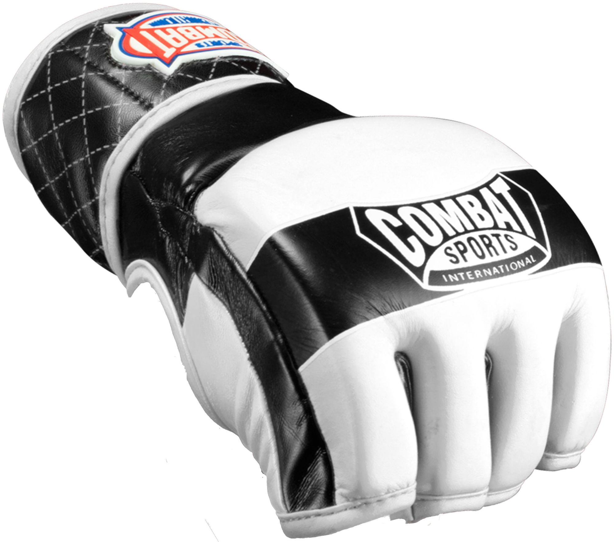 Combat Sports Traditional MMA Fight Gloves Large White / Black