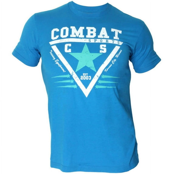 Combat Sports Triangle T-shirt XLarge Light Blue