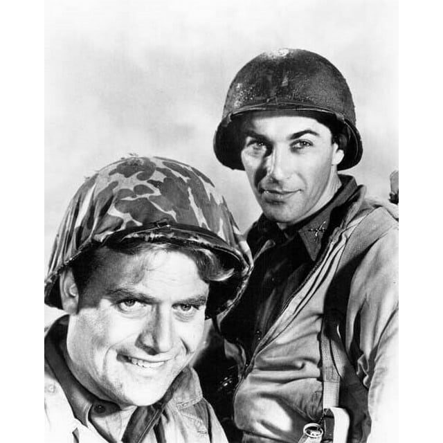 Combat TV series Vic Morrow & Rick Jason 8x10 inch photo - Walmart.com