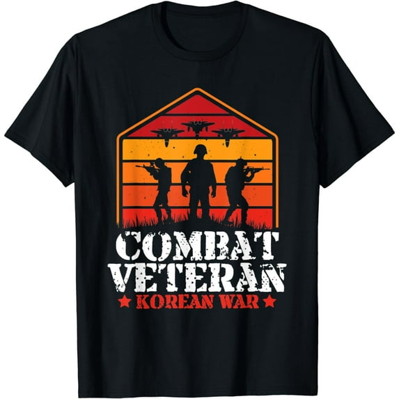 Combat Veteran Korean War Veterans Day T-Shirt