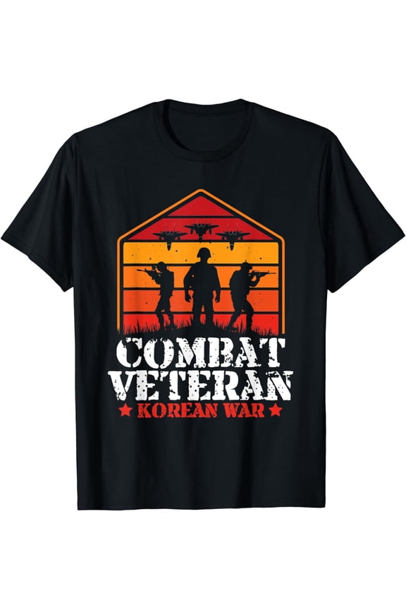 Combat Veteran Korean War Veterans Day T-Shirt