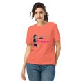 thumbnail image 1 of Combative Therapy Women’s boxing organic ribbed neck t-shirt copy (Fiesta, S), 1 of 4