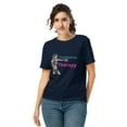 thumbnail image 1 of Combative Therapy Women’s boxing organic ribbed neck t-shirt copy (French Navy, 2XL), 1 of 4
