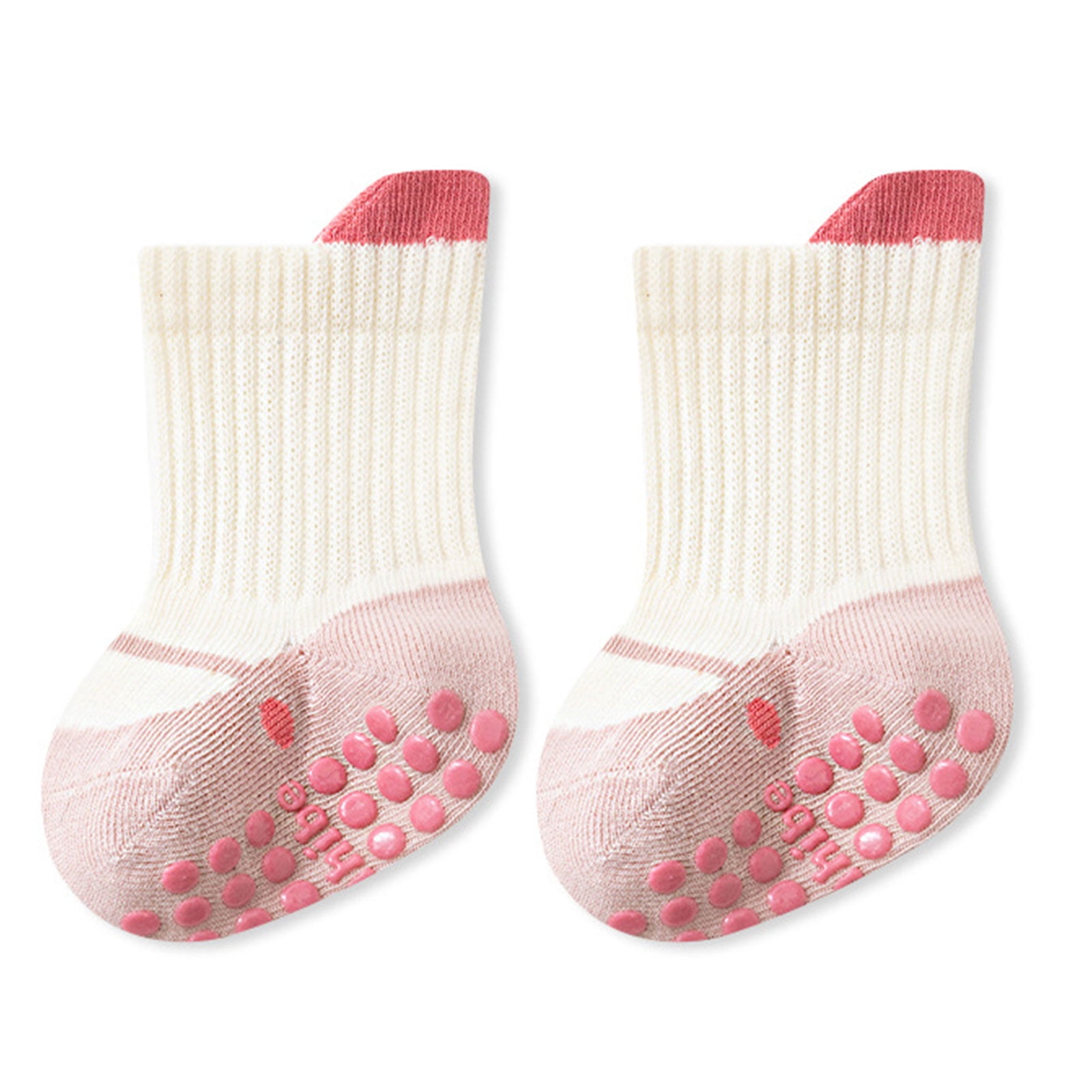 Combed Cotton Baby Socks Colorful Cartoon Design Strong Grip Elastic ...