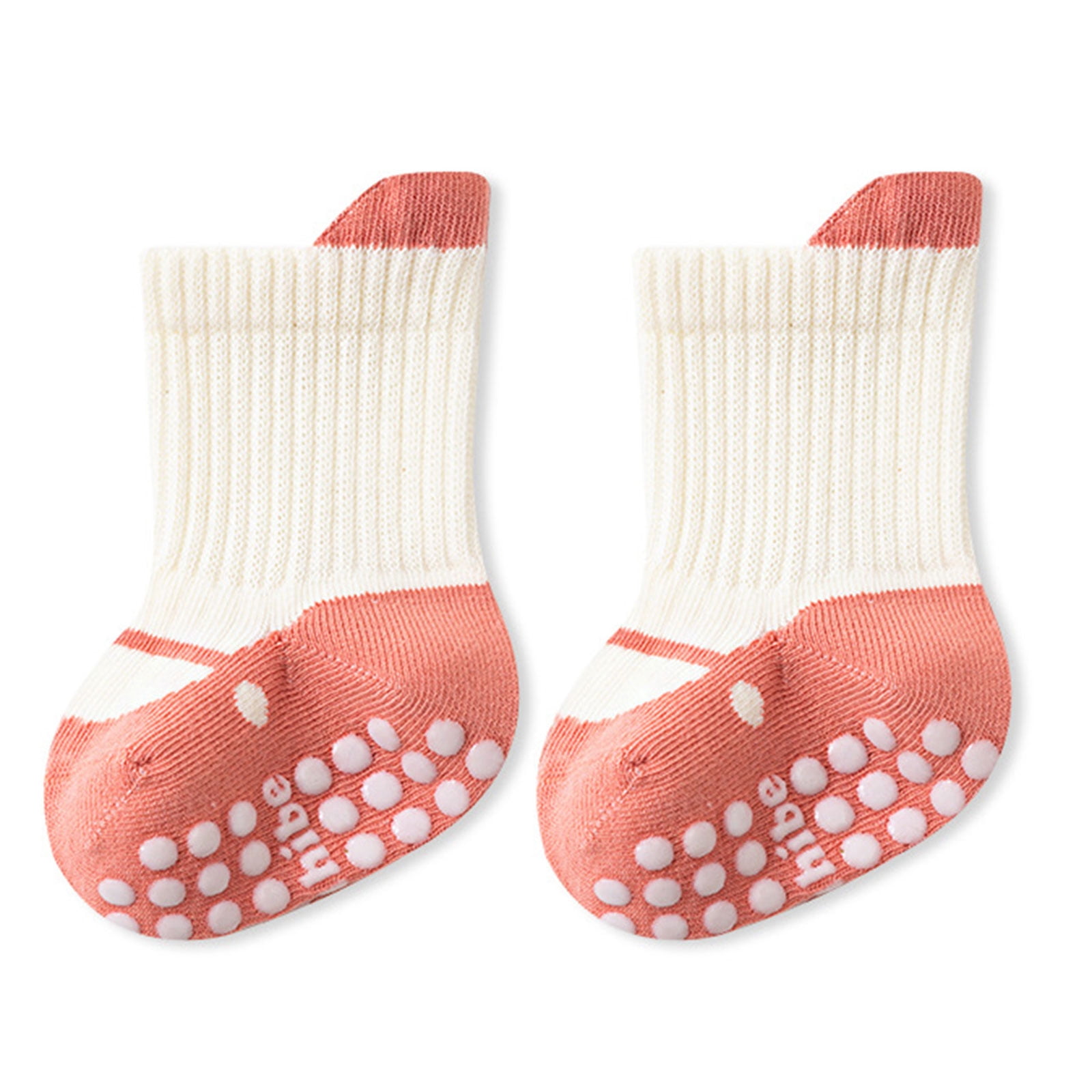 Combed Cotton Baby Socks Colorful Cartoon Design Strong Grip Elastic ...