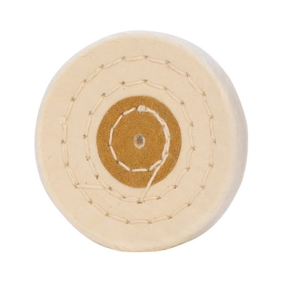 Combed Finex Muslin Buff--Stitched, Leather Center
