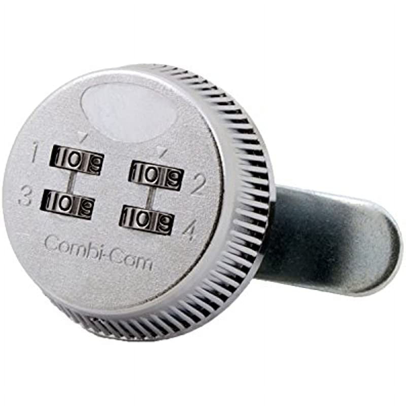 CombiCam 7803S FJM Security 4Dial Combination Lock, 1 Pack, Chrome