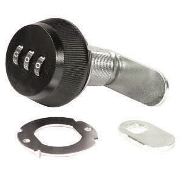 CombiCam 7850RSBlack Combination Cam Lock, 5/8" Black Finish