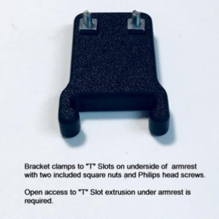 Combination Cell Phone/Drink Holder for Power Wheelchairs | W0014A Model: Pride Quantum Q6 Edge, Size: 3.25" x .77"