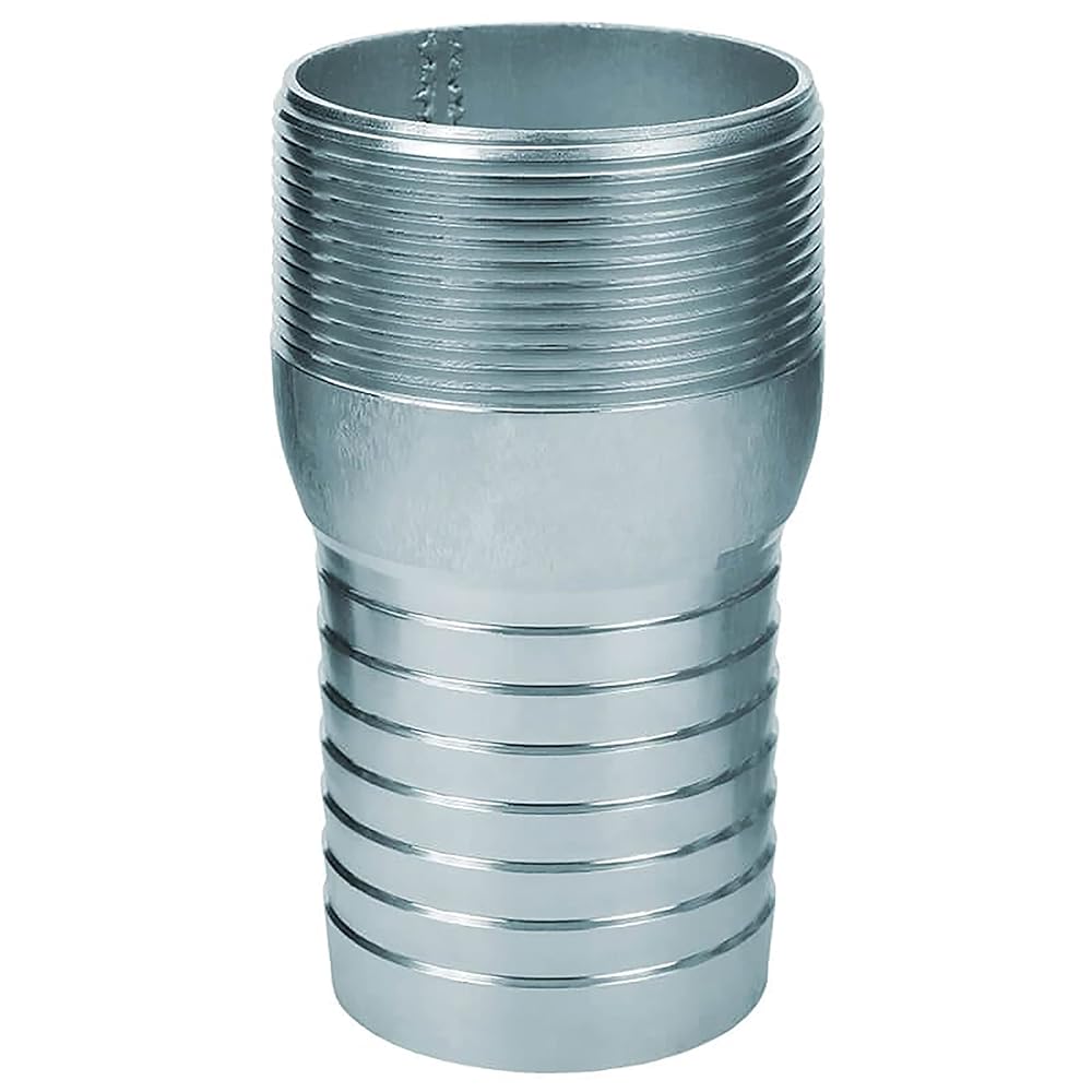Combination (KC) Fitting, 1/2″ Hose Shank X 1/2″ Male NPT, Zinc Plated
