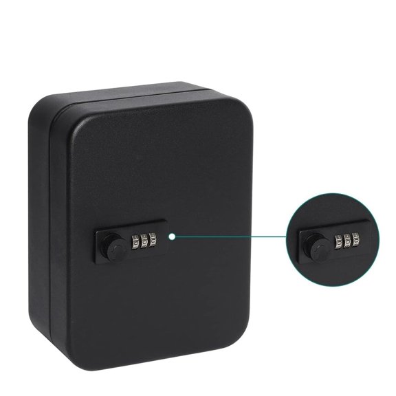Combination Key Cabinet 20 Hooks Box Wall Mounted with Key/Code Lock Locking Organizer Security