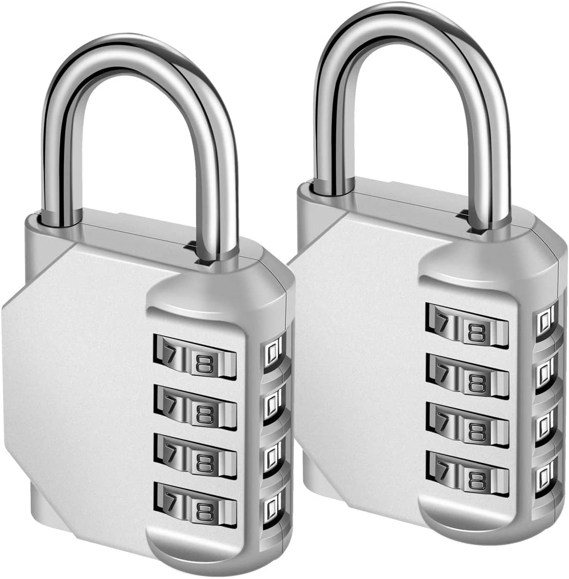 Combination Lock. 4 Digit Combination Padlock. Waterproof Gate Lock