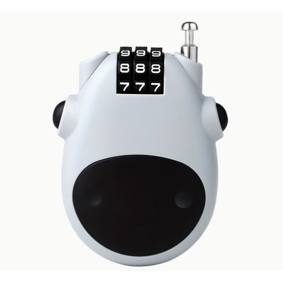 Combination Lock 4 Digit Padlock for School Gym Locker, Sports Locker, Fence, Toolbox, Case, Hasp Storage (Black & Code Window)