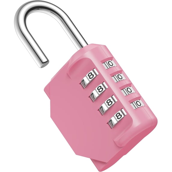Combination Lock 4 Digit Waterof Locker Locks Secure Outdoor Padlock ...
