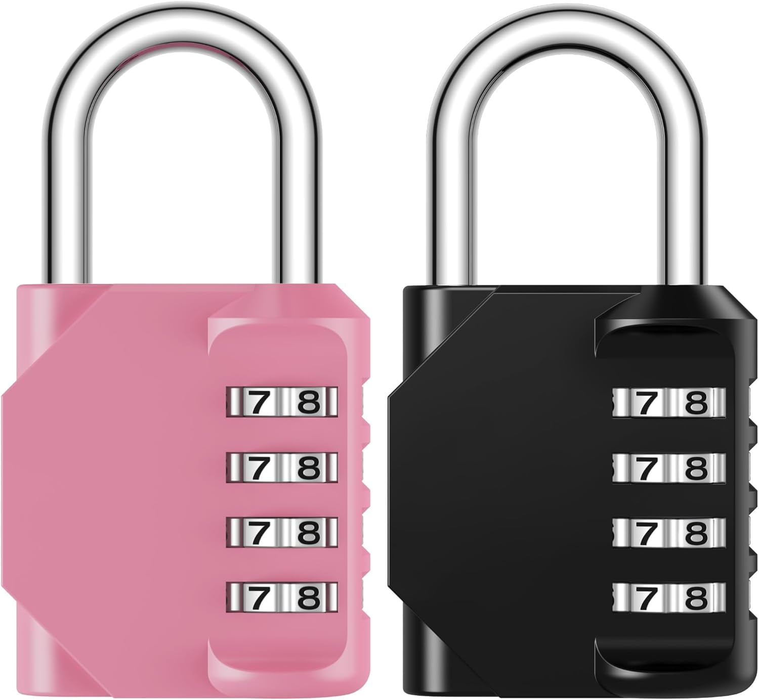 Combination Lock 4 Digit Waterproof Locker Locks Secure Outdoor Padlock ...