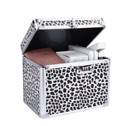 Trotianingyu Security Combination Lock Box, Portable 3-Digit Safe for Cash Documents Jewelry, Home Office Organizer