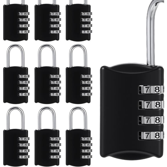 Combination Lock Luggage Number Padlock for Traveling Toolbox Gym Door Locker Suitcases Storage