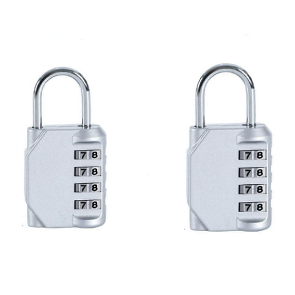 Combination Lock Waterproof 4 Digit Padlocks with Combination Code, Zinc Alloy Combination Lock for Door, Tool Boxes, Schools, Gym, Garden, Fences, Reel Cabinet & Storage